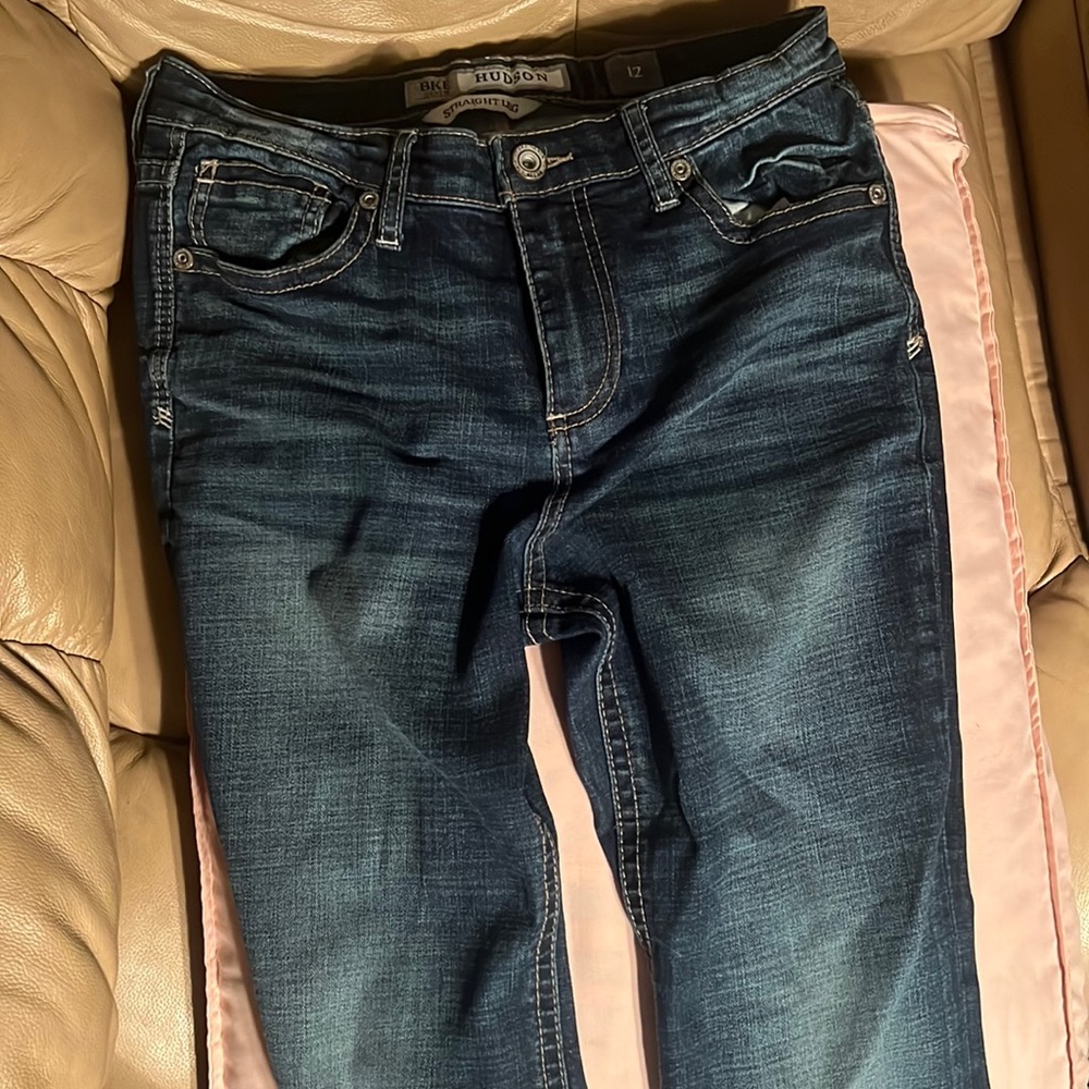 It’s from BKE denim, size 12 straight leg